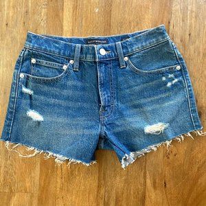 Lucky Brand Mid Rise Cut-Off Denim Jean Shorts